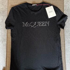 Alexander McQueen Embroidered Logo T-Shirt